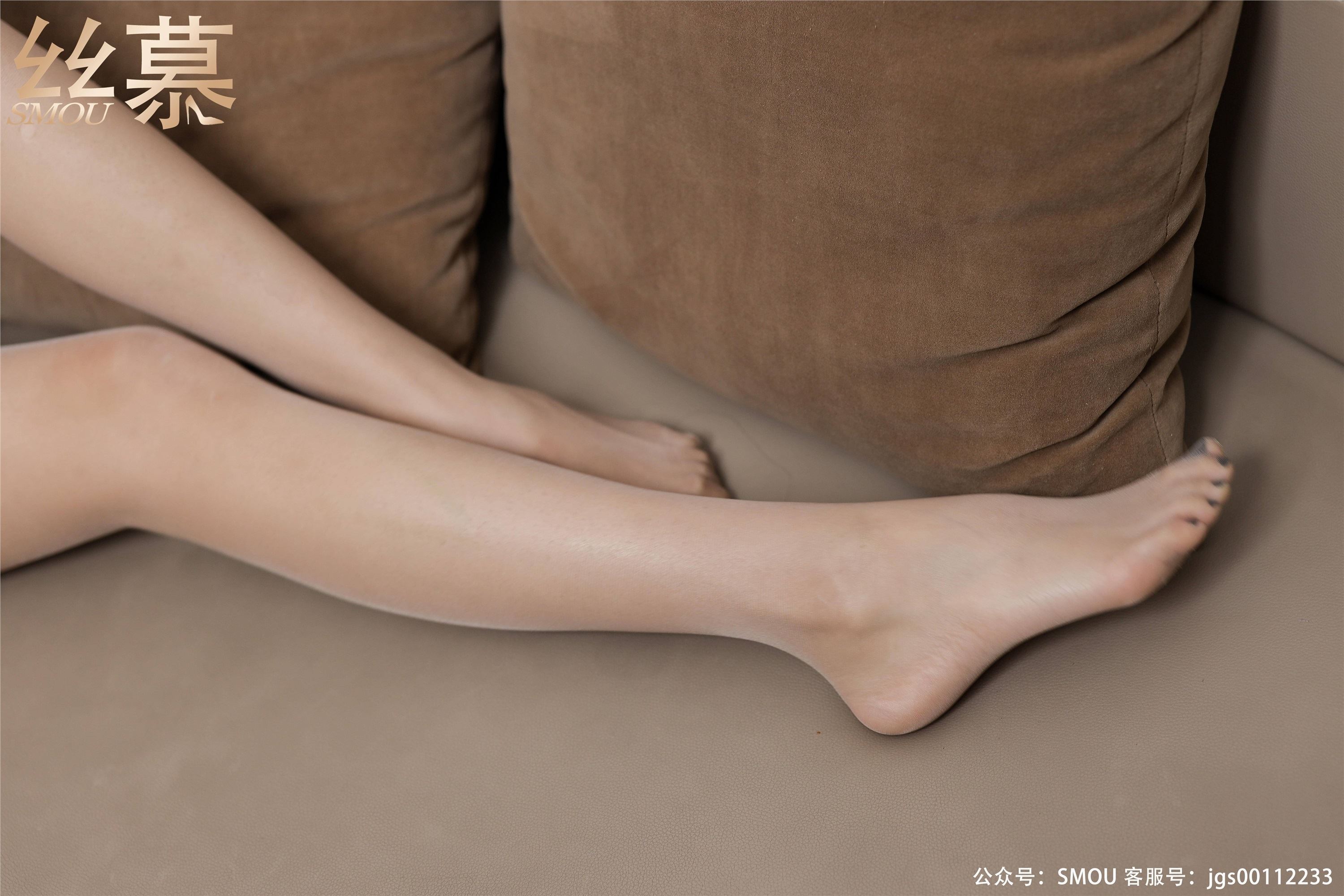 丝慕写真 SM446 天天一元 模特：紫宁《轻薄丝滑美腿袜》